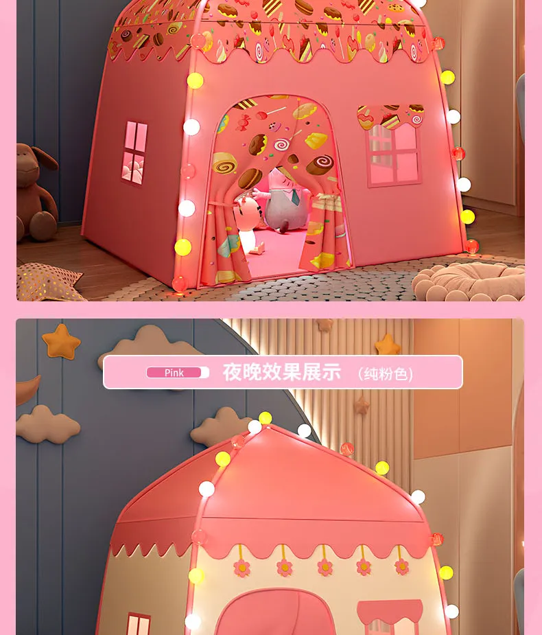 Children's Play Tent for Indoor Use: A Portable and Foldable Dream Castle for Girls and Boys, Perfect for Playdates, Home, and Birthday Gifts showcase 8