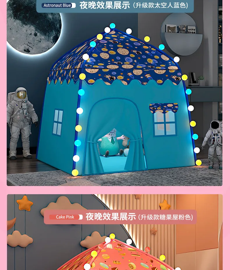 Children's Play Tent for Indoor Use: A Portable and Foldable Dream Castle for Girls and Boys, Perfect for Playdates, Home, and Birthday Gifts showcase 7