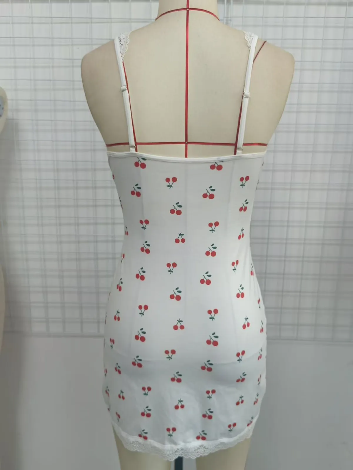 Women's Sexy Pajama Set - Summer Nightgown, Spaghetti Strap Sleepwear, Mid-Length Skirt, Temptation Lingerie, Comfortable Home Wear for Ladies showcase 13