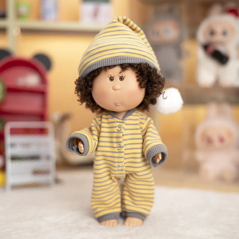 Cute Spanish Doll Potato Doll Clothes 24cm Plush Toy Striped Homewear Doll Clothes Replacement Outfit Adorable thumbnail 2