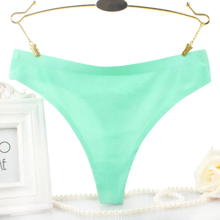 Women's Seamless Thong Underwear - Sexy Low Waist T-Pants with Cotton Crotch - Comfortable, Breathable, Wholesale Available showcase 7