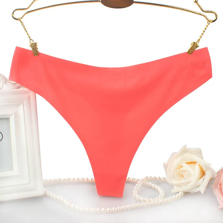 Women's Seamless Thong Underwear - Sexy Low Waist T-Pants with Cotton Crotch - Comfortable, Breathable, Wholesale Available showcase 8