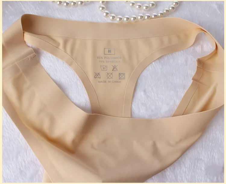 Women's Seamless Thong Underwear - Sexy Low Waist T-Pants with Cotton Crotch - Comfortable, Breathable, Wholesale Available showcase 16