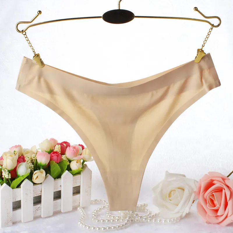 Women's Seamless Thong Underwear - Sexy Low Waist T-Pants with Cotton Crotch - Comfortable, Breathable, Wholesale Available showcase 11