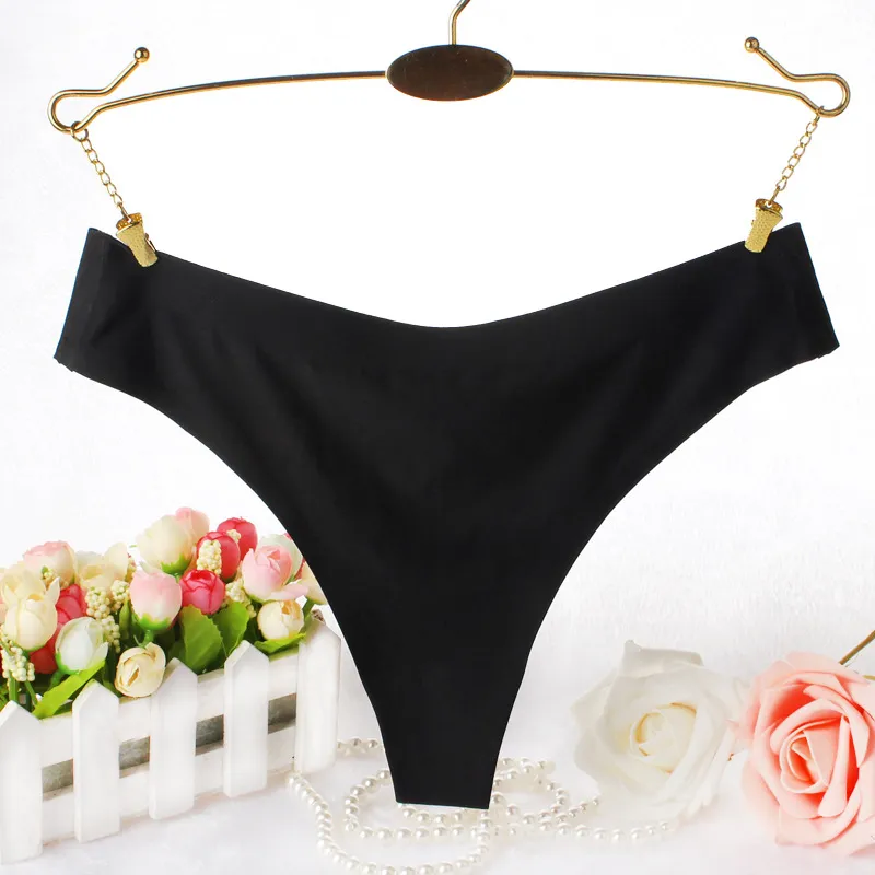 Women's Seamless Thong Underwear - Sexy Low Waist T-Pants with Cotton Crotch - Comfortable, Breathable, Wholesale Available showcase 10