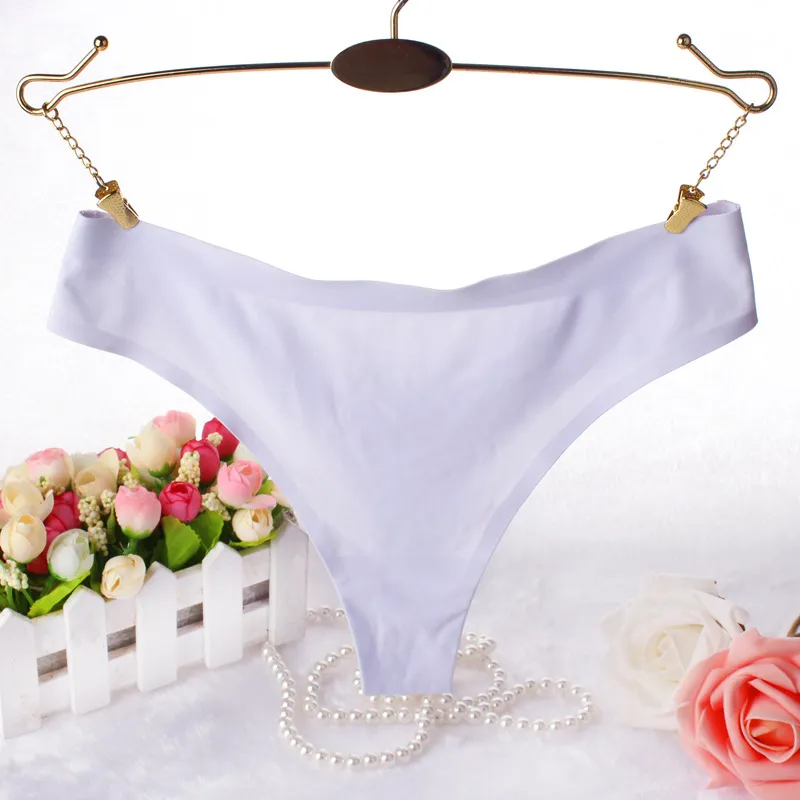 Women's Seamless Thong Underwear - Sexy Low Waist T-Pants with Cotton Crotch - Comfortable, Breathable, Wholesale Available showcase 12