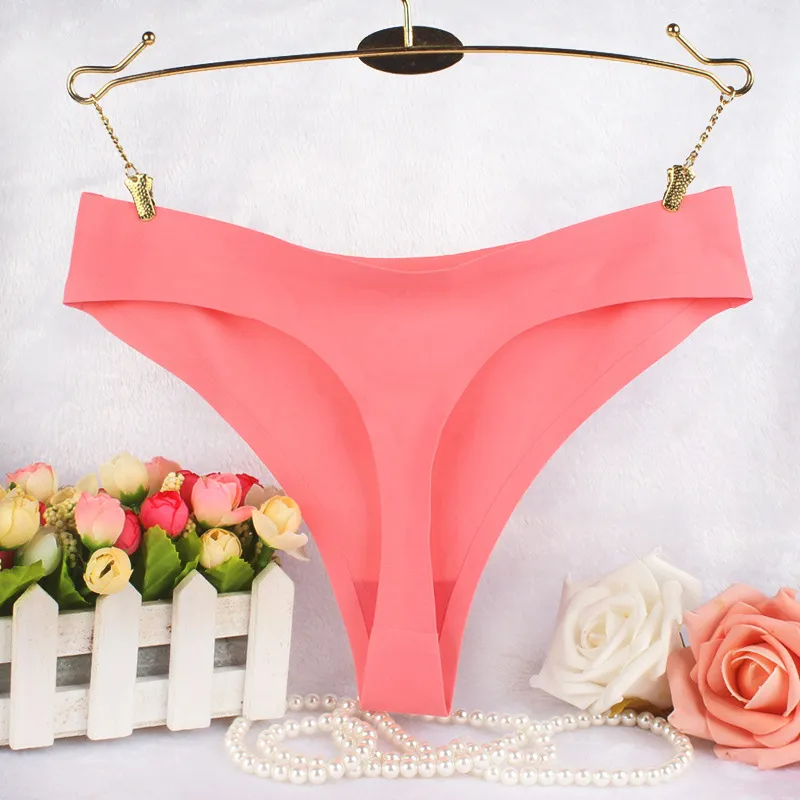 Women's Seamless Thong Underwear - Sexy Low Waist T-Pants with Cotton Crotch - Comfortable, Breathable, Wholesale Available showcase 6