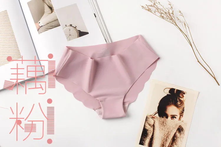 Women's Ice Silk Seamless Underwear - Plus Size Low Waist Cotton Crotch Panties - Breathable, Lightweight, Sexy Briefs for Everyday Comfort showcase 17