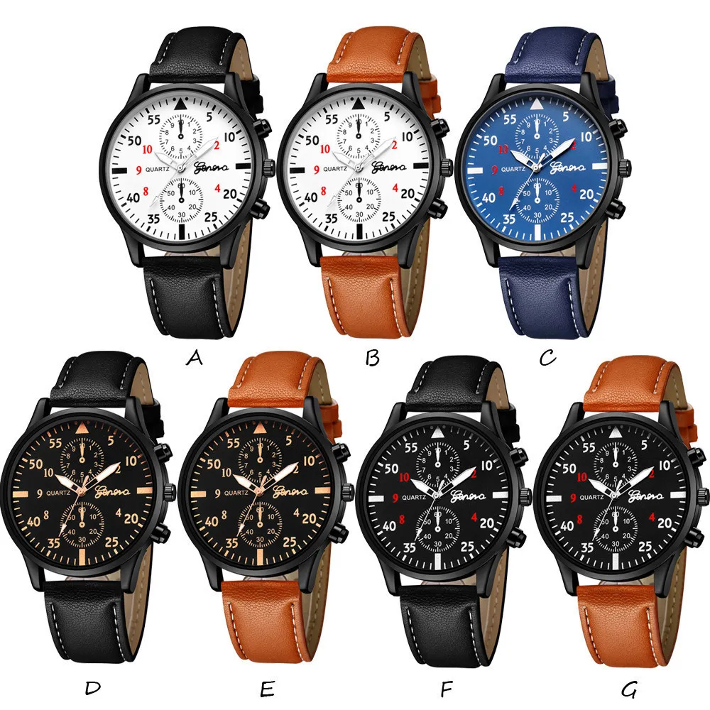 Men's Fashion Business Watch - Stainless Steel Quartz Wristwatch with Two-Eye Design - Hot Selling Foreign Trade Style showcase 2