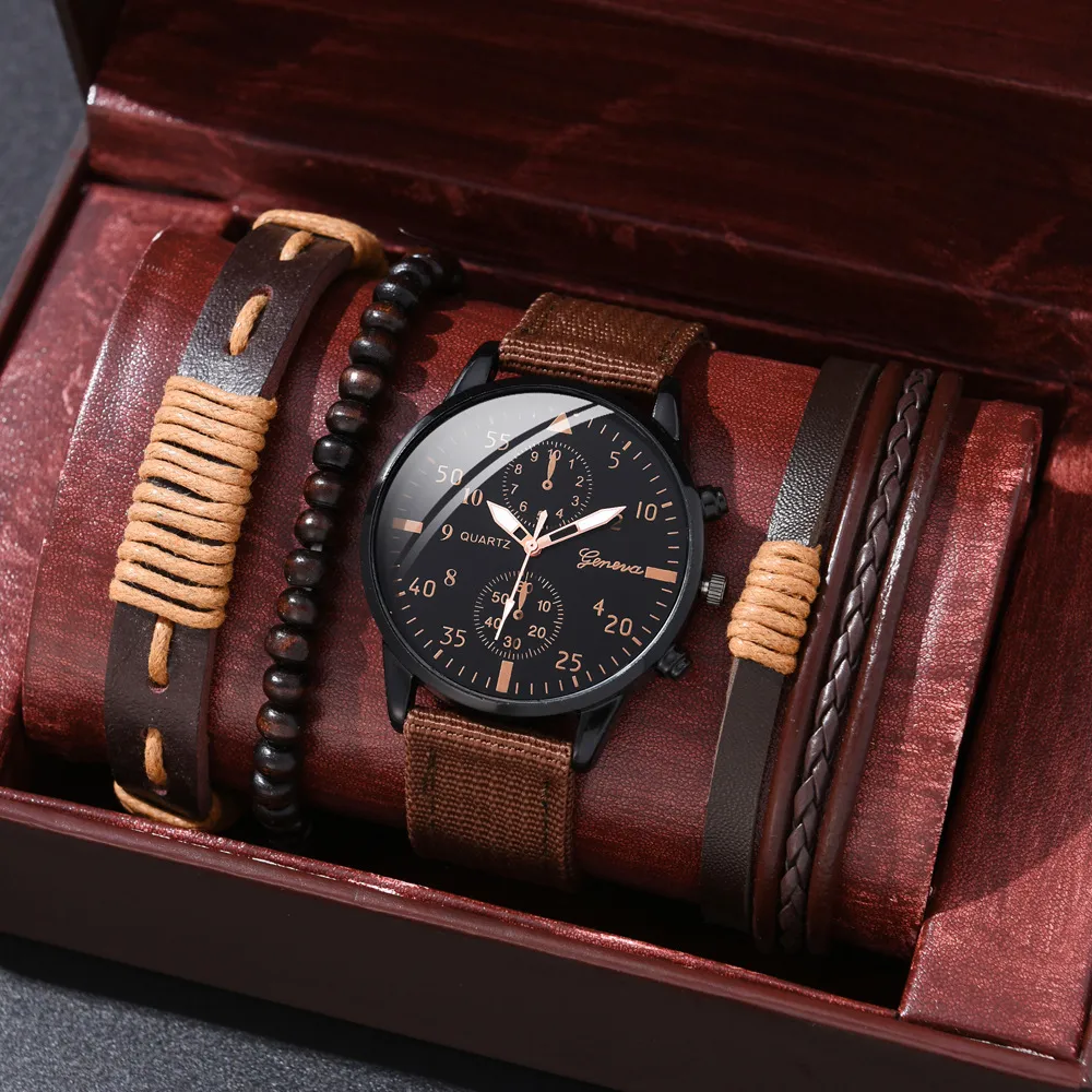 Men's Fashion Business Watch - Stainless Steel Quartz Wristwatch with Two-Eye Design - Hot Selling Foreign Trade Style thumbnail 9