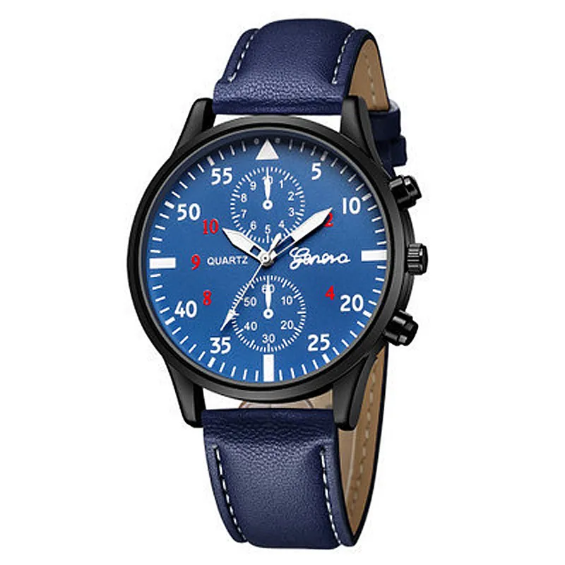 Men's Fashion Business Watch - Stainless Steel Quartz Wristwatch with Two-Eye Design - Hot Selling Foreign Trade Style showcase 18