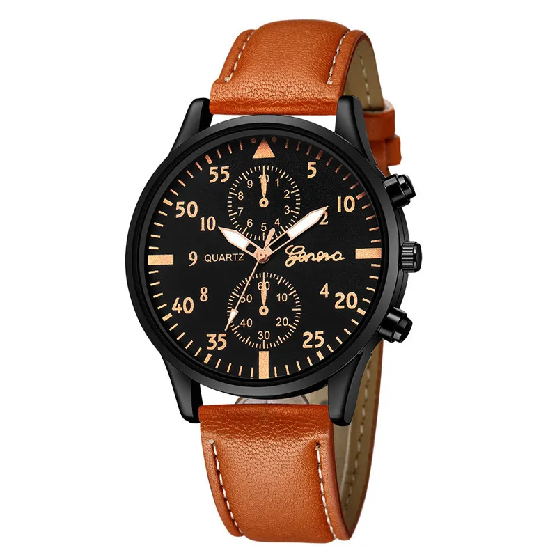 Men's Fashion Business Watch - Stainless Steel Quartz Wristwatch with Two-Eye Design - Hot Selling Foreign Trade Style showcase 20