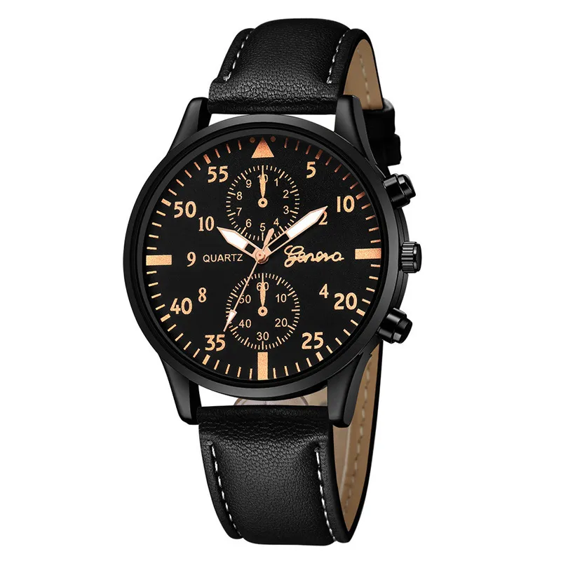 Men's Fashion Business Watch - Stainless Steel Quartz Wristwatch with Two-Eye Design - Hot Selling Foreign Trade Style showcase 14