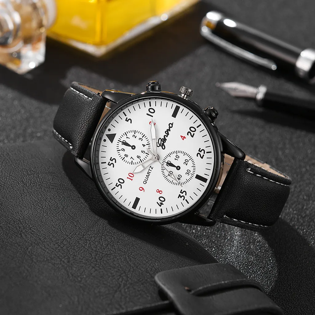 Men's Fashion Business Watch - Stainless Steel Quartz Wristwatch with Two-Eye Design - Hot Selling Foreign Trade Style showcase 10