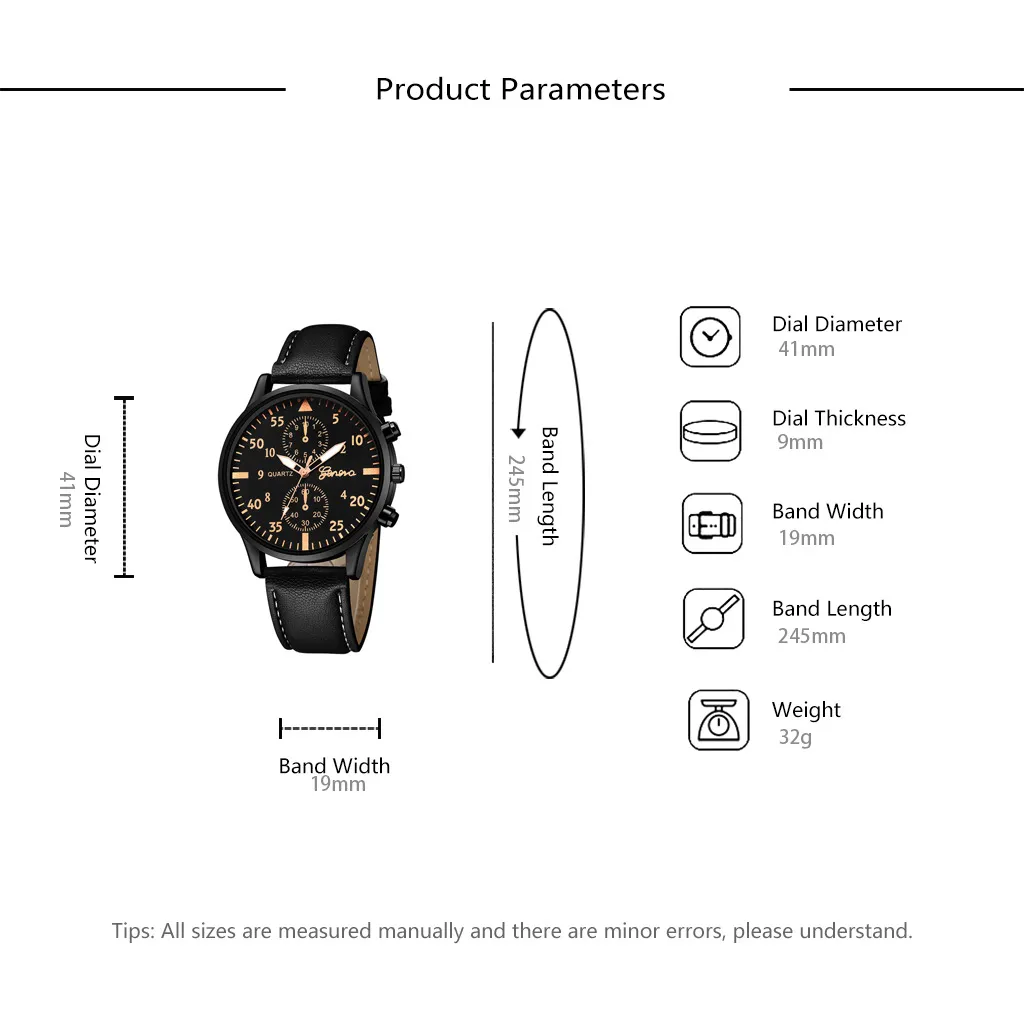 Men's Fashion Business Watch - Stainless Steel Quartz Wristwatch with Two-Eye Design - Hot Selling Foreign Trade Style showcase 1