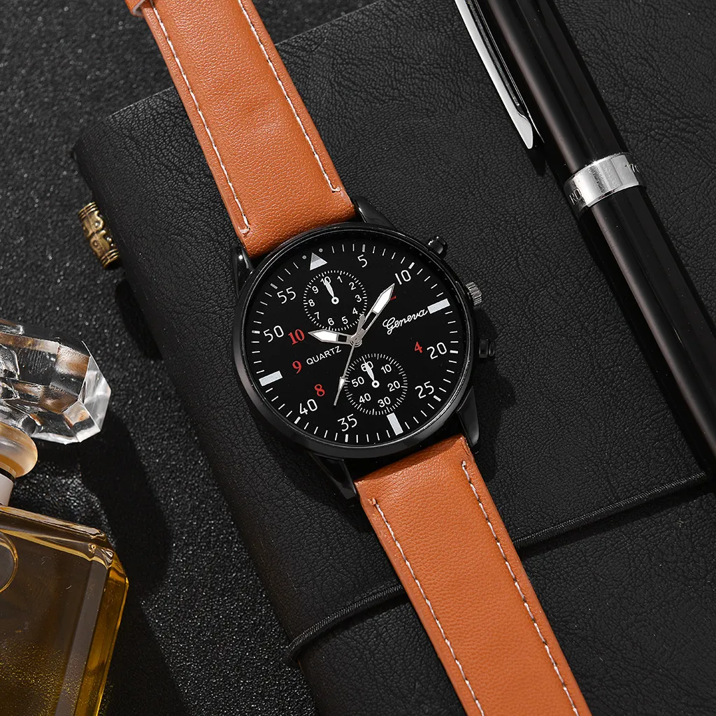 Men's Fashion Business Watch - Stainless Steel Quartz Wristwatch with Two-Eye Design - Hot Selling Foreign Trade Style showcase 11