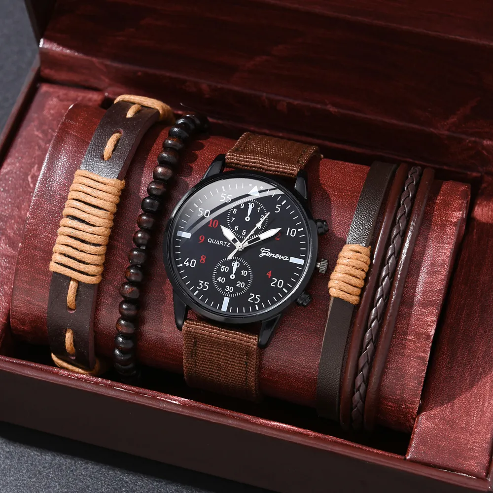 Men's Fashion Business Watch - Stainless Steel Quartz Wristwatch with Two-Eye Design - Hot Selling Foreign Trade Style thumbnail 7