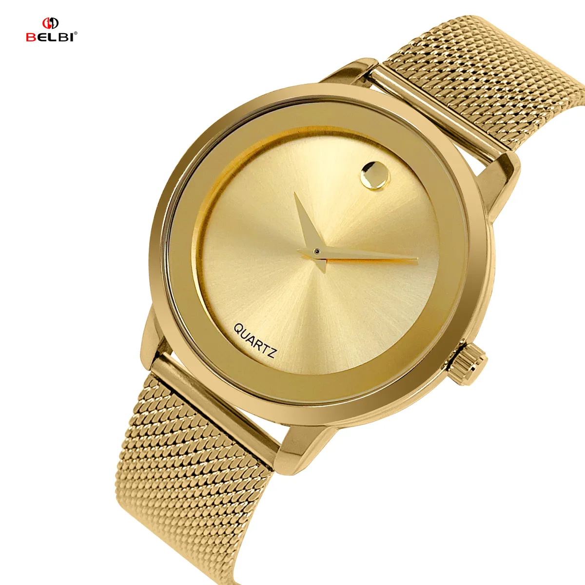 Men's Stainless Steel Mesh Strap Quartz Watch - Fashion Casual Business Wristwatch for Men - Facebook E-commerce Brand showcase 11