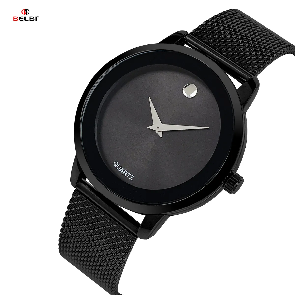 Men's Stainless Steel Mesh Strap Quartz Watch - Fashion Casual Business Wristwatch for Men - Facebook E-commerce Brand showcase 13