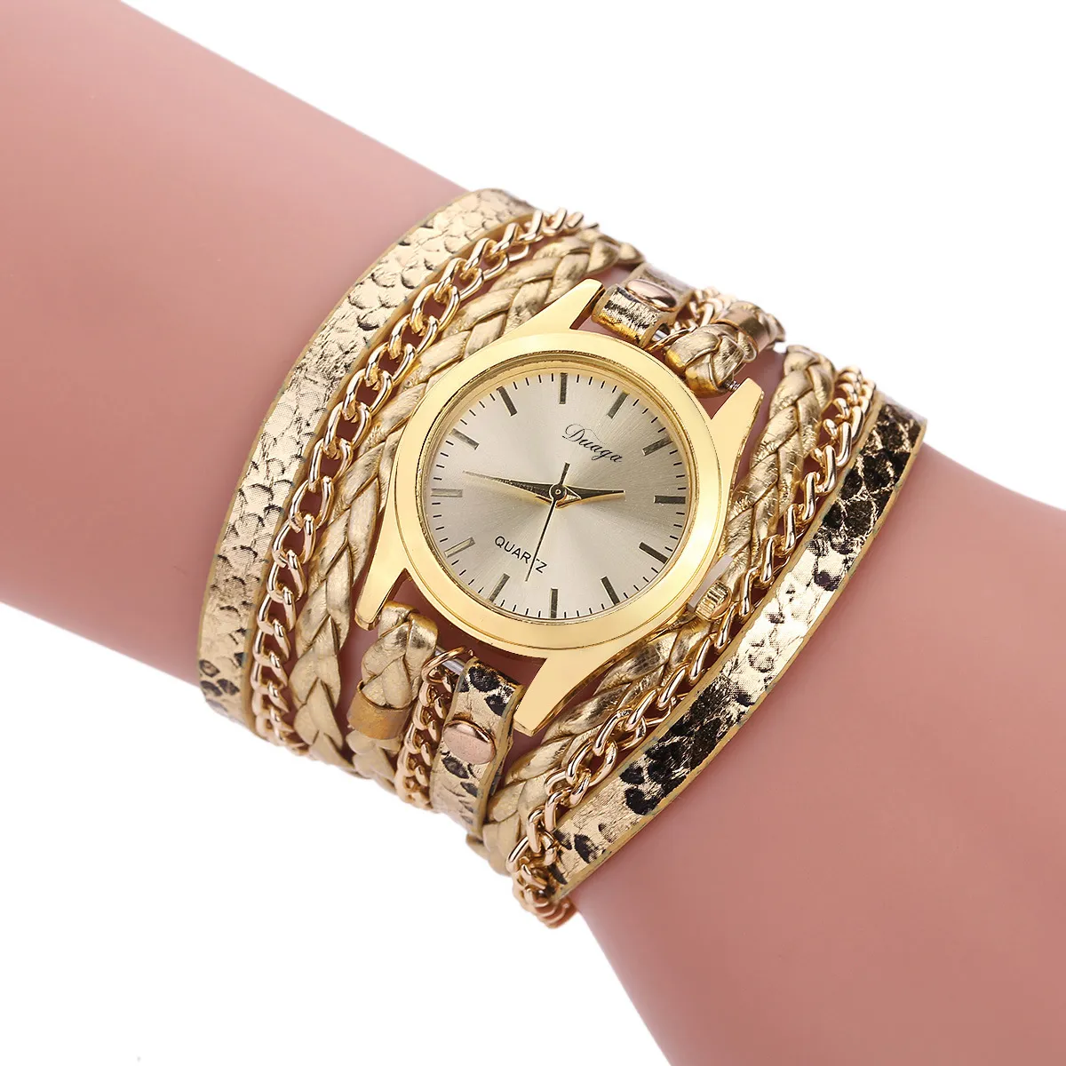 Men's Geneva Quartz Wrist Watch - Stainless Steel Band, Business Casual Style, Fake Chronograph, Calendar Display - Perfect Gift for Him showcase 20