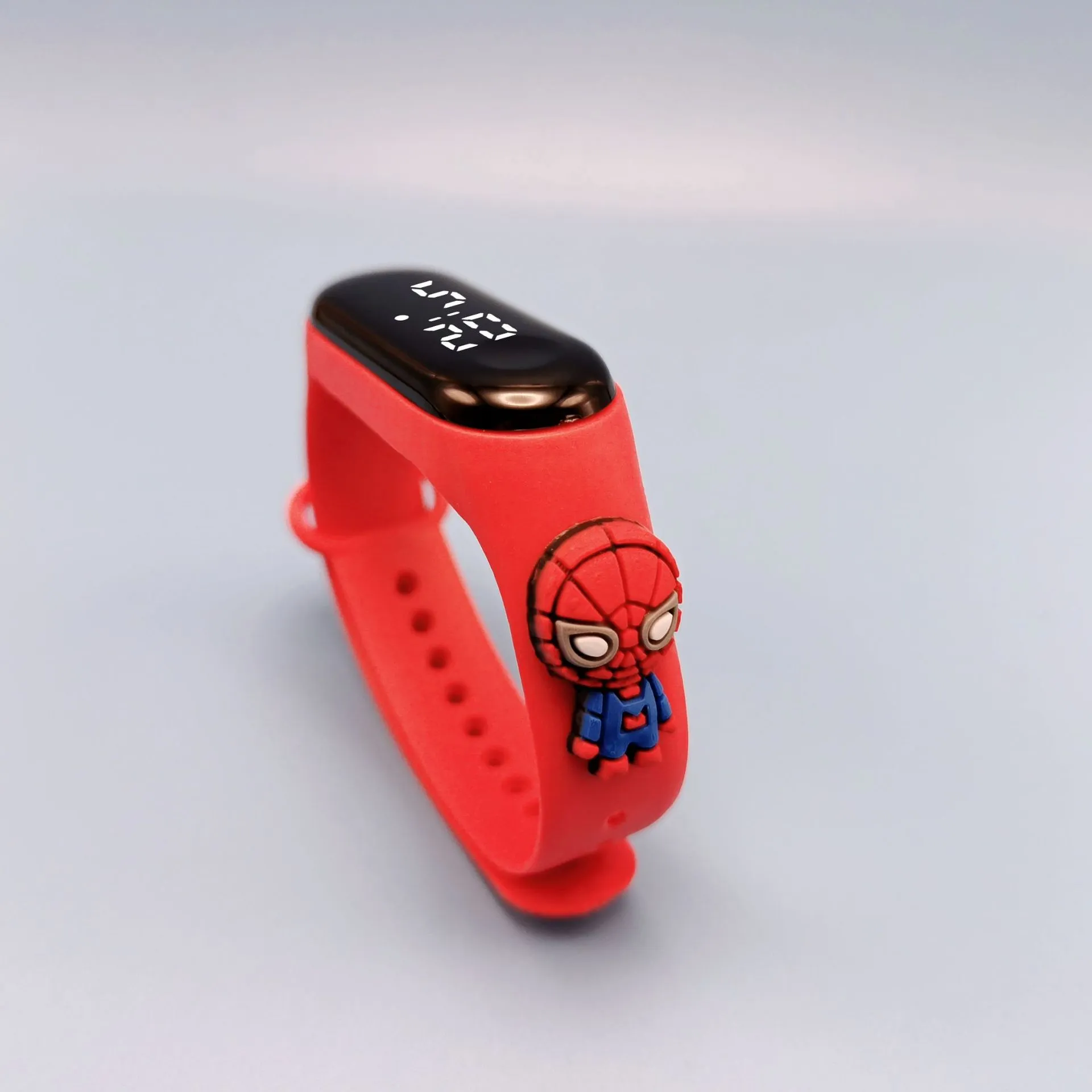 Kids Cartoon Superman LED Touch Screen Watch - Waterproof Digital Bracelet Watch for Children, Boys, Girls - Electronic Anime Doll Gift thumbnail 10