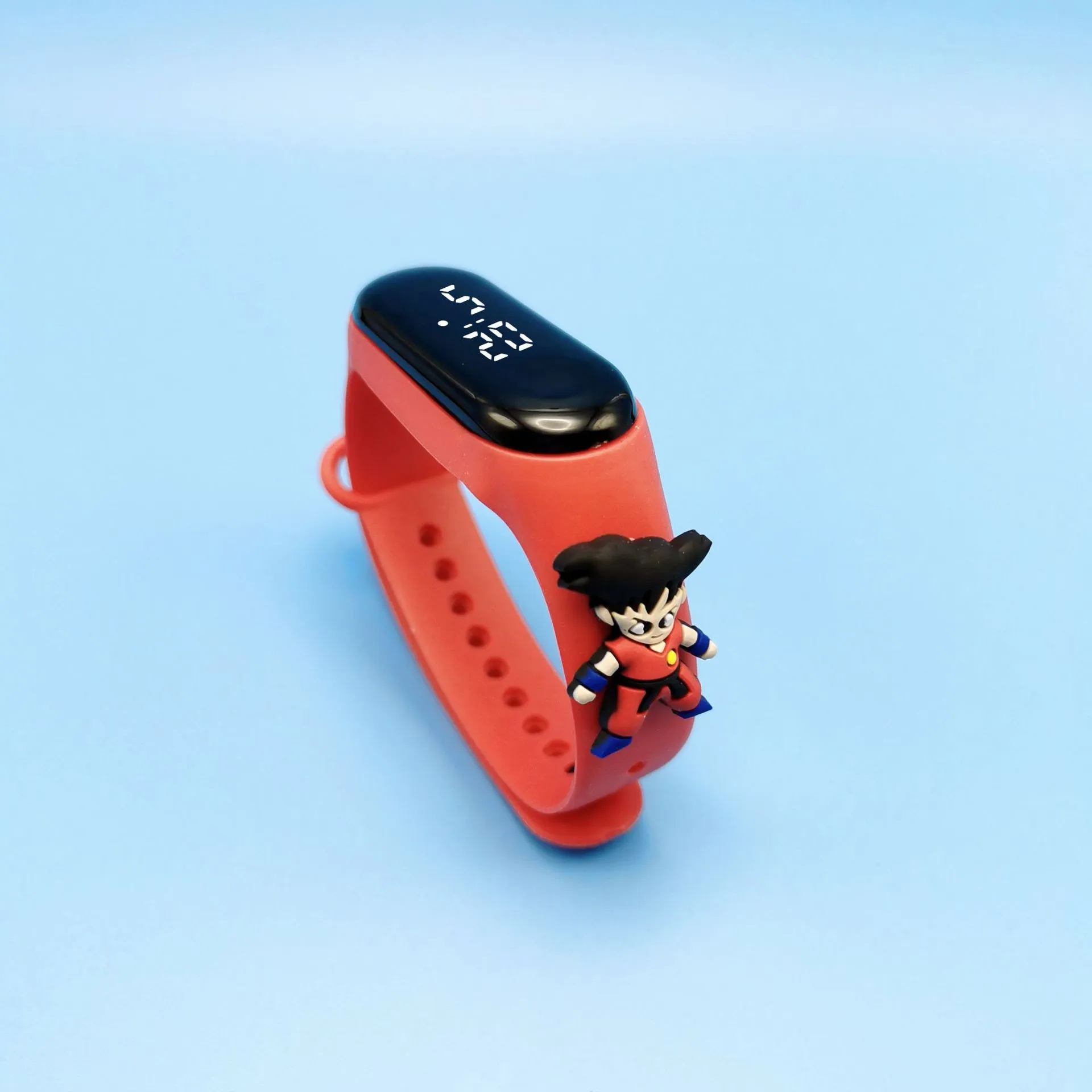 Kids Cartoon Superman LED Touch Screen Watch - Waterproof Digital Bracelet Watch for Children, Boys, Girls - Electronic Anime Doll Gift thumbnail 7