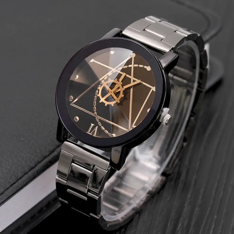 Fashion Compass Turntable Steel Band Watch for Men and Women - Stylish Couple Watch, Micro Business Gift - 2016 New Export Design showcase 1