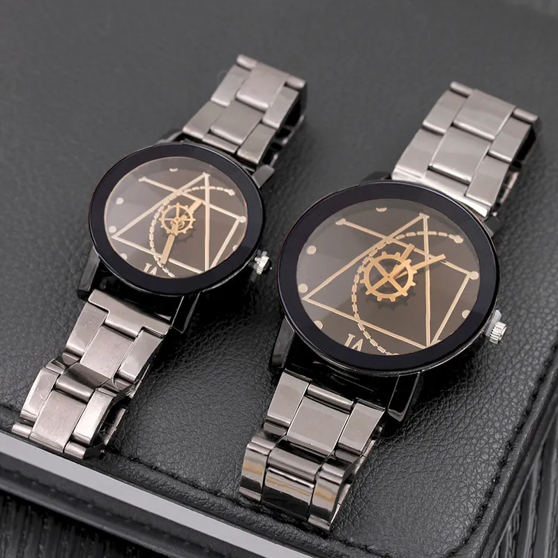 Fashion Compass Turntable Steel Band Watch for Men and Women - Stylish Couple Watch, Micro Business Gift - 2016 New Export Design showcase 4