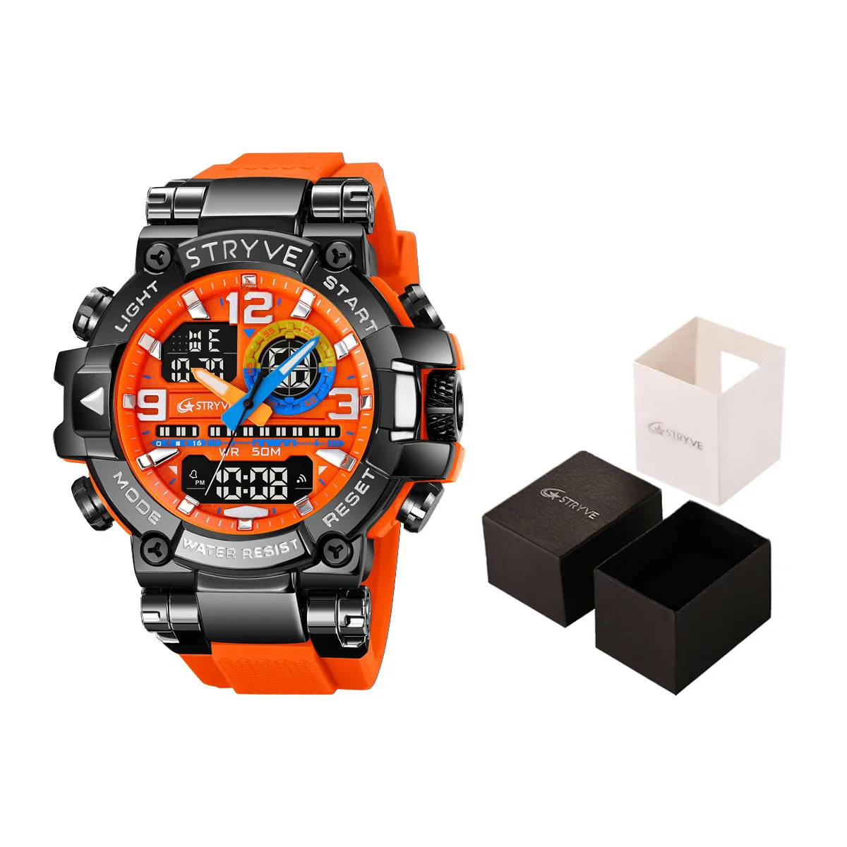 Stryve Sports Luminous Digital Watch - Waterproof Multi-Functional Student Watch for Boys and Girls - Cool Design, Perfect for Cross-Border Dropshipping thumbnail 4