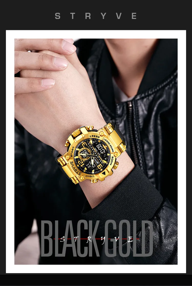 Stryve Sports Luminous Digital Watch - Waterproof Multi-Functional Student Watch for Boys and Girls - Cool Design, Perfect for Cross-Border Dropshipping showcase 7