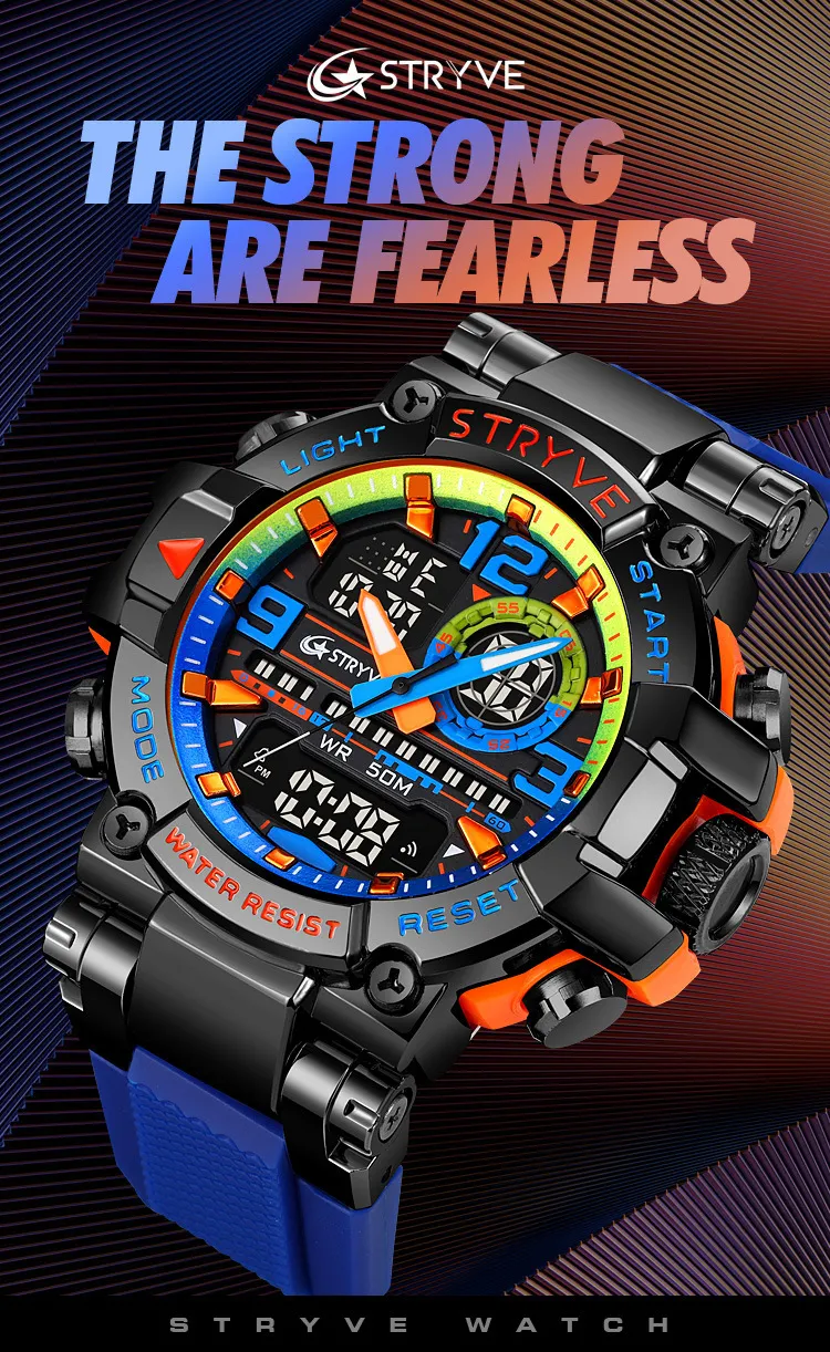 Stryve Sports Luminous Digital Watch - Waterproof Multi-Functional Student Watch for Boys and Girls - Cool Design, Perfect for Cross-Border Dropshipping showcase 4