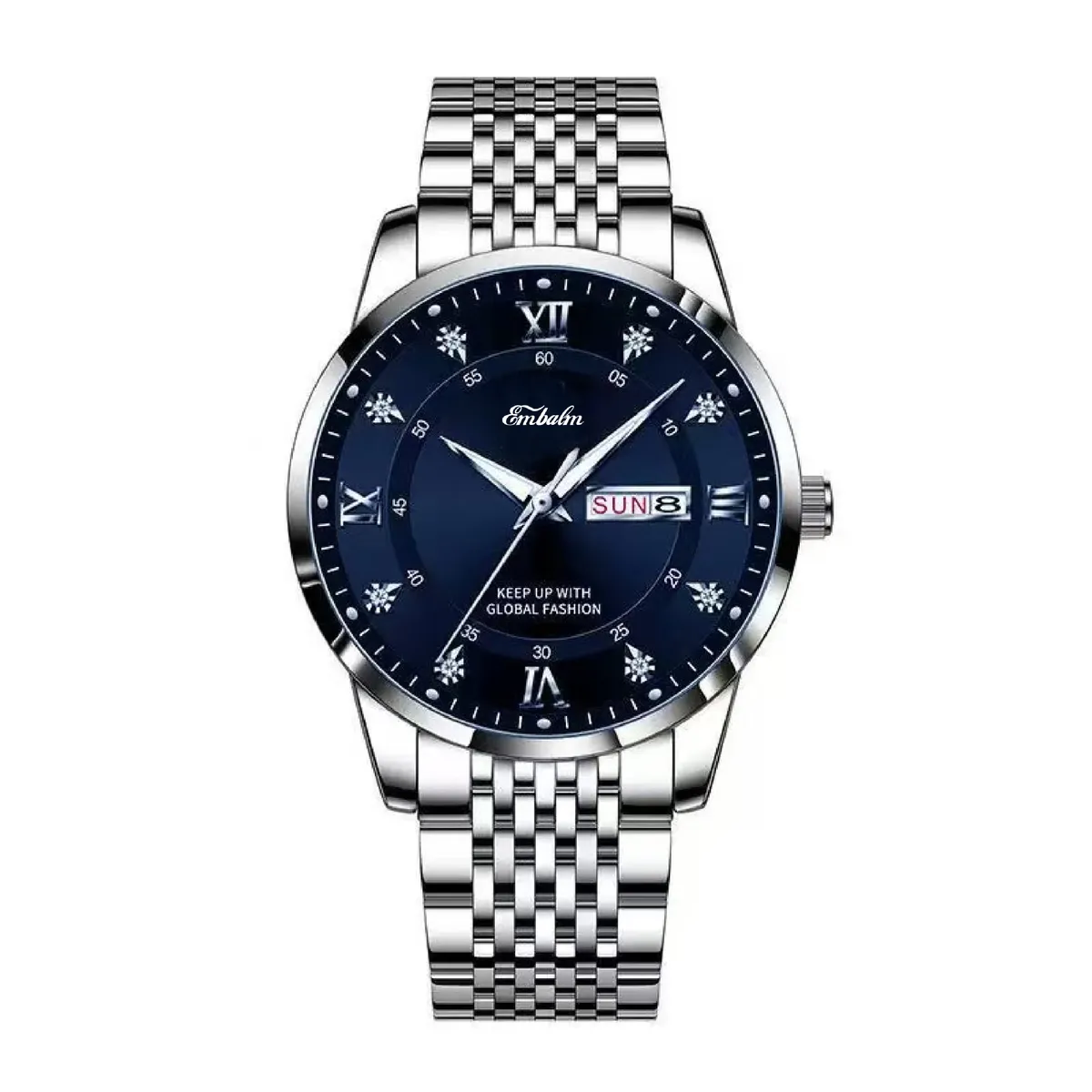 Men's Waterproof Luminous Quartz Watch with Date Display - Stylish Wristwatch for Everyday Wear showcase 6