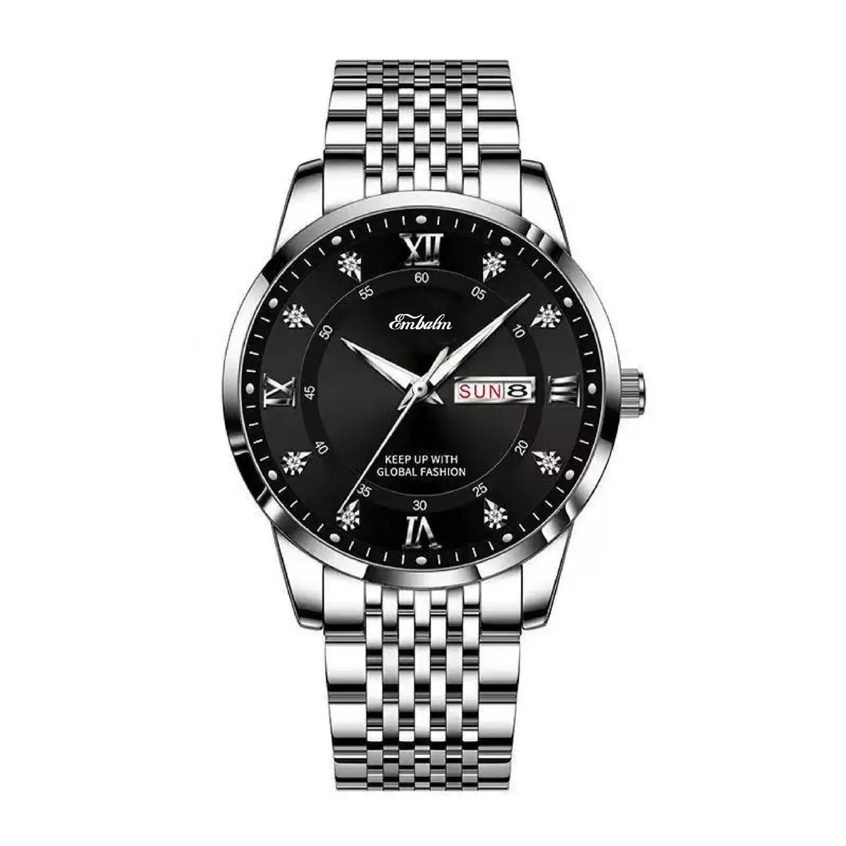 Men's Waterproof Luminous Quartz Watch with Date Display - Stylish Wristwatch for Everyday Wear showcase 8