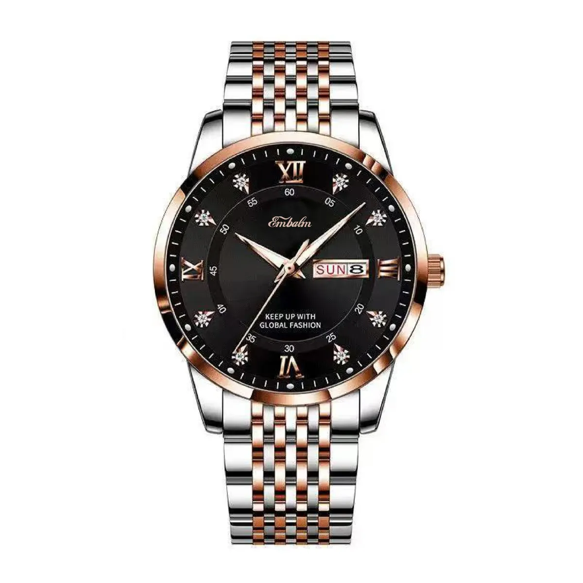 Men's Waterproof Luminous Quartz Watch with Date Display - Stylish Wristwatch for Everyday Wear showcase 10