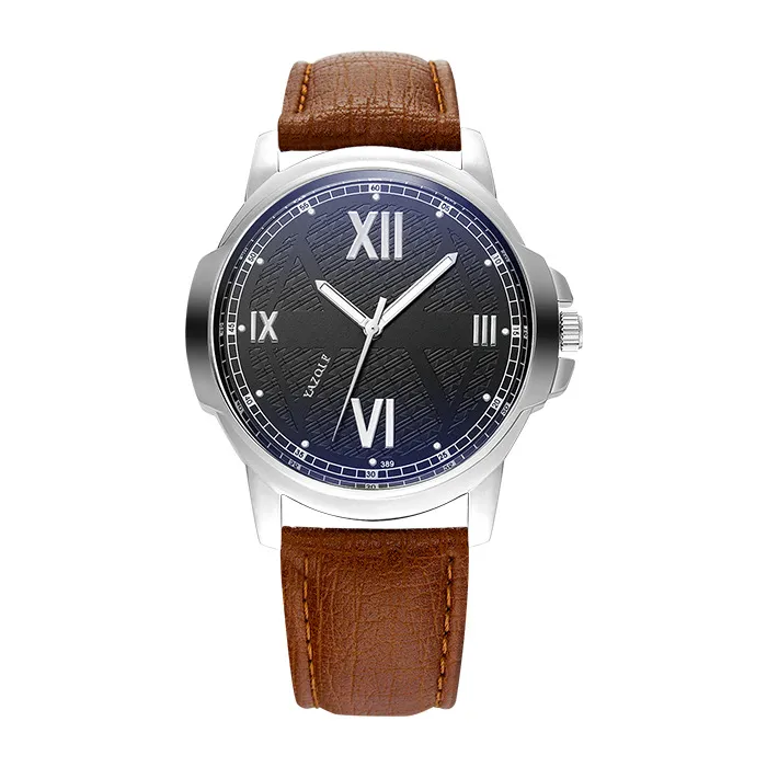 Yazole 389 Men's Business Watch - Waterproof Stainless Steel Quartz Wristwatch for Sport and Everyday Wear thumbnail 7