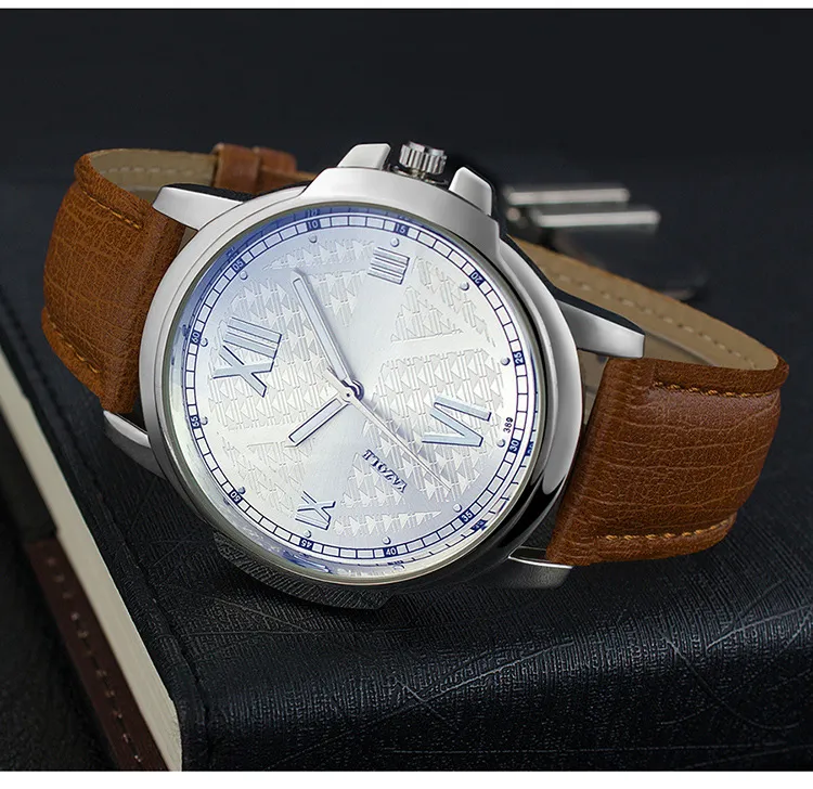 Yazole 389 Men's Business Watch - Waterproof Stainless Steel Quartz Wristwatch for Sport and Everyday Wear showcase 14