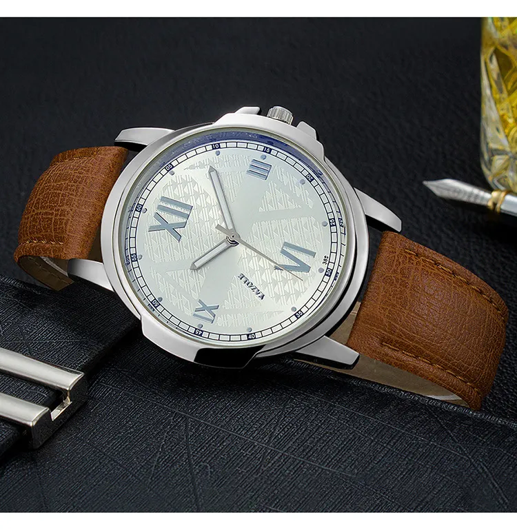 Yazole 389 Men's Business Watch - Waterproof Stainless Steel Quartz Wristwatch for Sport and Everyday Wear showcase 20