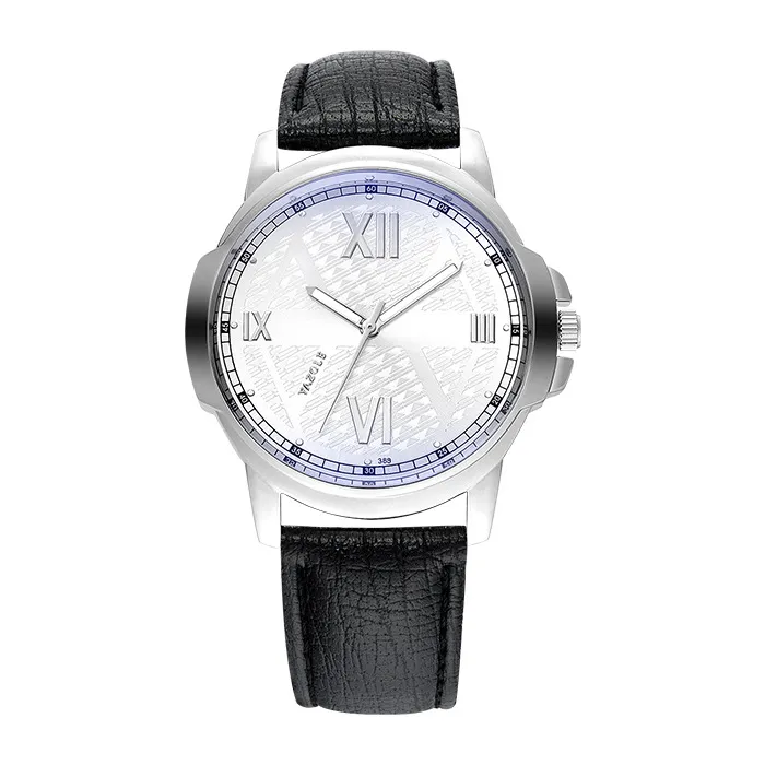 Yazole 389 Men's Business Watch - Waterproof Stainless Steel Quartz Wristwatch for Sport and Everyday Wear thumbnail 8