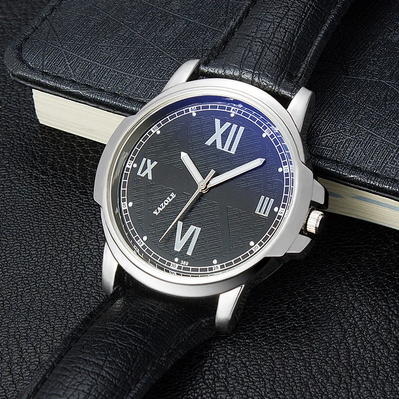 Yazole 389 Men's Business Watch - Waterproof Stainless Steel Quartz Wristwatch for Sport and Everyday Wear thumbnail 5