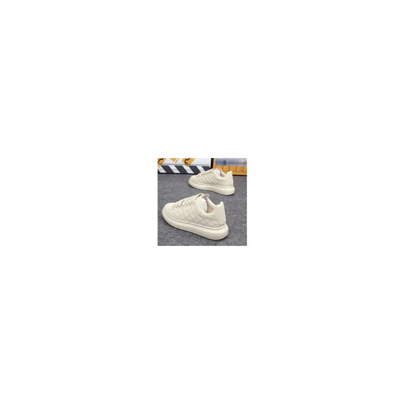 Men's White Fashion Sneakers 2022 - Casual Black & White Shoes, Soft Bottom Board Shoes for Couples, Comfortable and Stylish showcase 1
