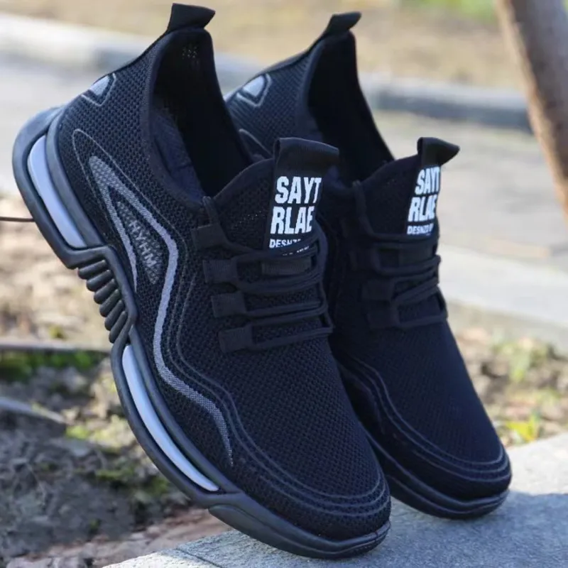 Men's Fashion Sneakers Breathable Lightweight Running Shoes Casual Walking Athletic Trainers Summer Footwear Wholesale thumbnail 4