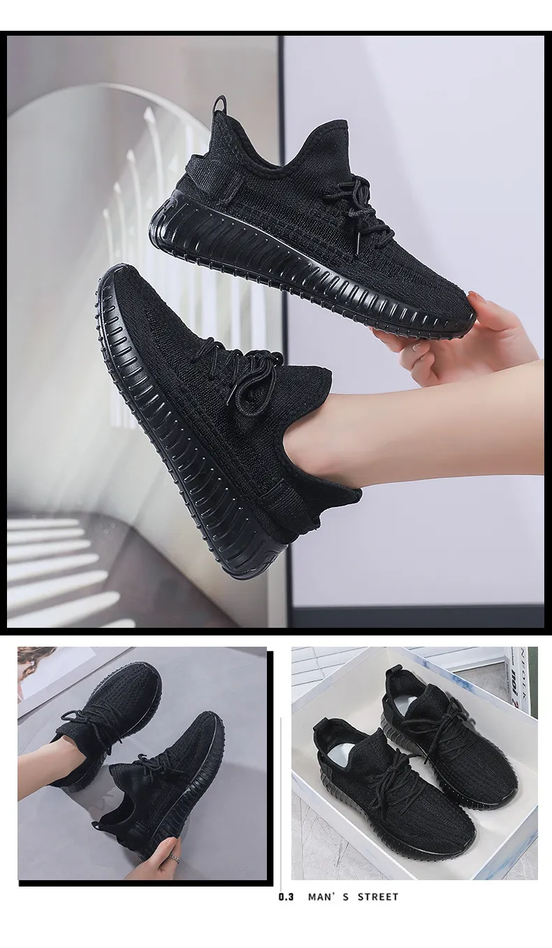 Women's Coconut Shoes 2024 New Flying Woven Jelly Sneakers - Korean Style Breathable Comfortable Casual Running Shoes for Students showcase 16