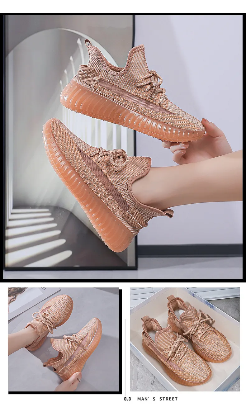 Women's Coconut Shoes 2024 New Flying Woven Jelly Sneakers - Korean Style Breathable Comfortable Casual Running Shoes for Students showcase 11