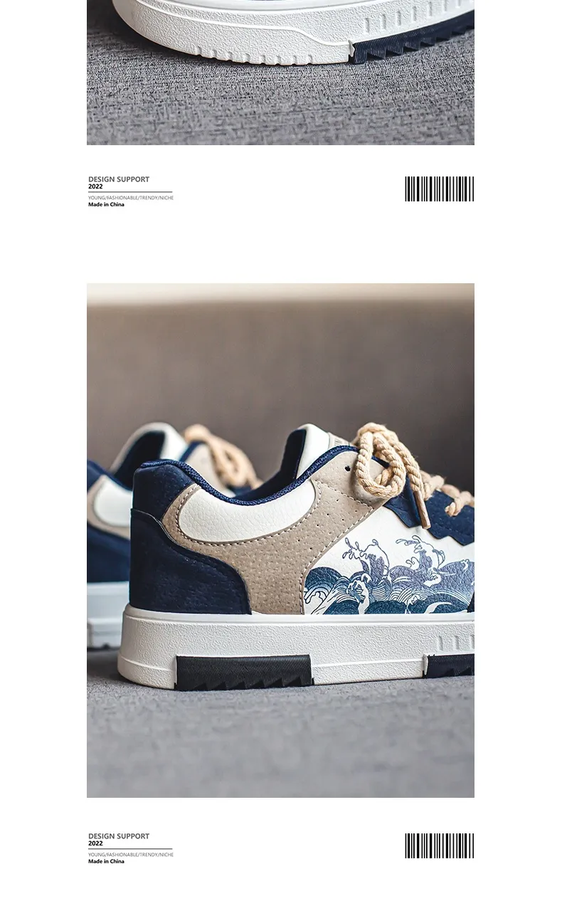 Men's Casual Sneakers 2025 Spring Fashion Brand Sports Leisure Flat Shoes Versatile Niche Design Student Trendy Footwear Comfortable Walking Shoes showcase 4
