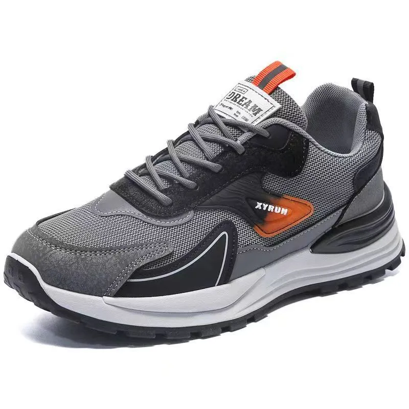 Men's Summer Breathable Mesh Sneakers Lightweight Running Shoes Casual Sports Walking Shoes Soft Sole Comfortable Athletic Footwear thumbnail 5