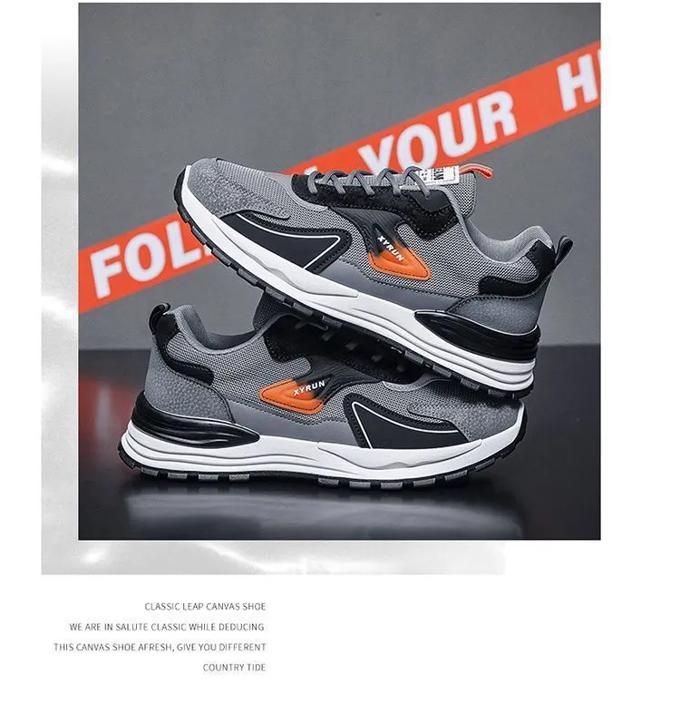 Men's Summer Breathable Mesh Sneakers Lightweight Running Shoes Casual Sports Walking Shoes Soft Sole Comfortable Athletic Footwear showcase 3