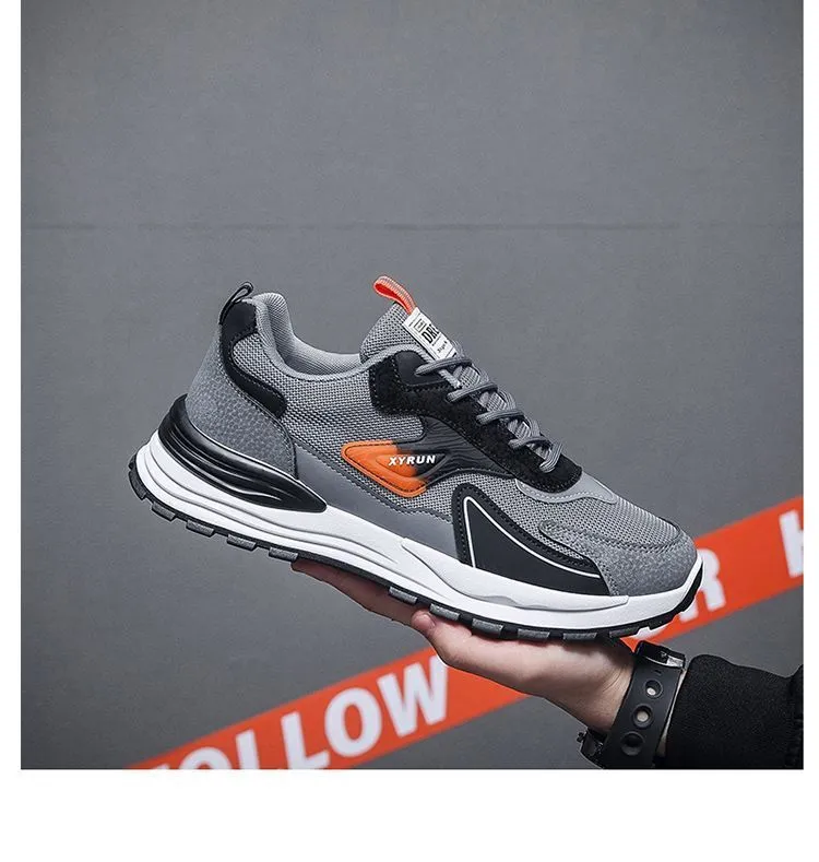 Men's Summer Breathable Mesh Sneakers Lightweight Running Shoes Casual Sports Walking Shoes Soft Sole Comfortable Athletic Footwear showcase 4