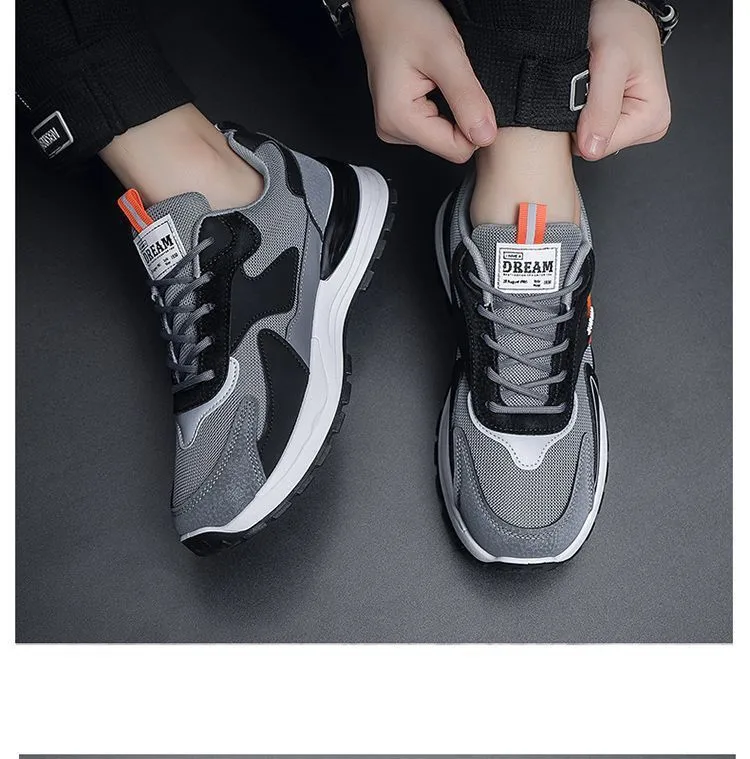 Men's Summer Breathable Mesh Sneakers Lightweight Running Shoes Casual Sports Walking Shoes Soft Sole Comfortable Athletic Footwear showcase 5