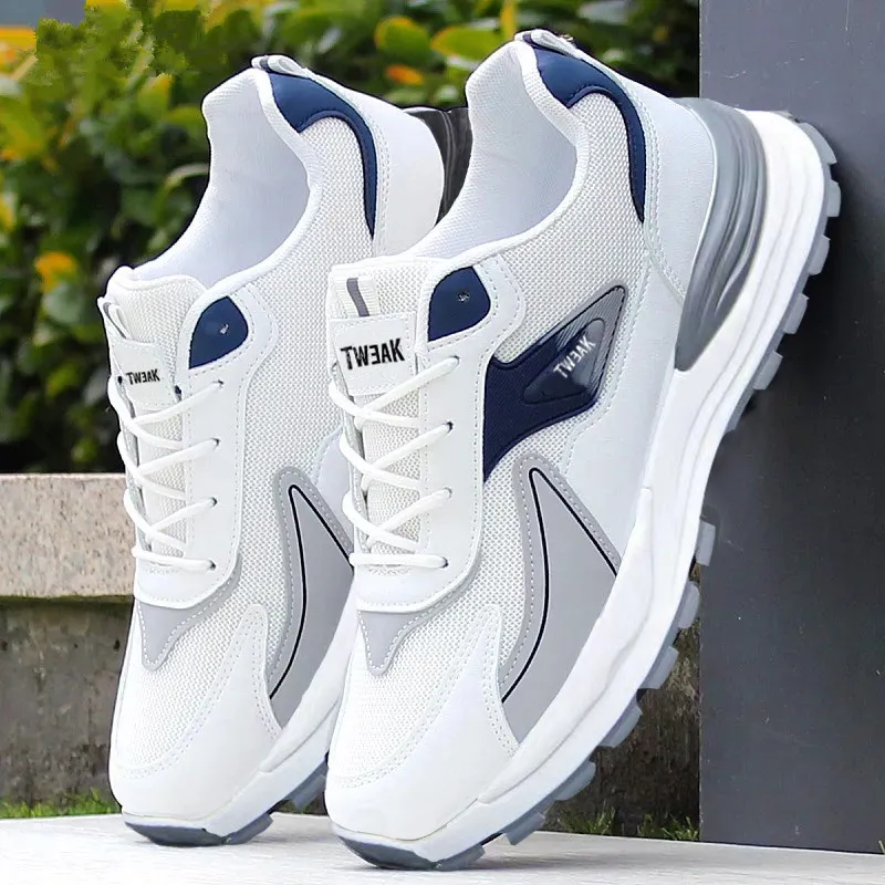 Men's Summer Breathable Mesh Sneakers Lightweight Running Shoes Casual Sports Walking Shoes Soft Sole Comfortable Athletic Footwear thumbnail 6