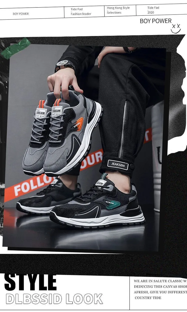 Men's Summer Breathable Mesh Sneakers Lightweight Running Shoes Casual Sports Walking Shoes Soft Sole Comfortable Athletic Footwear showcase 16